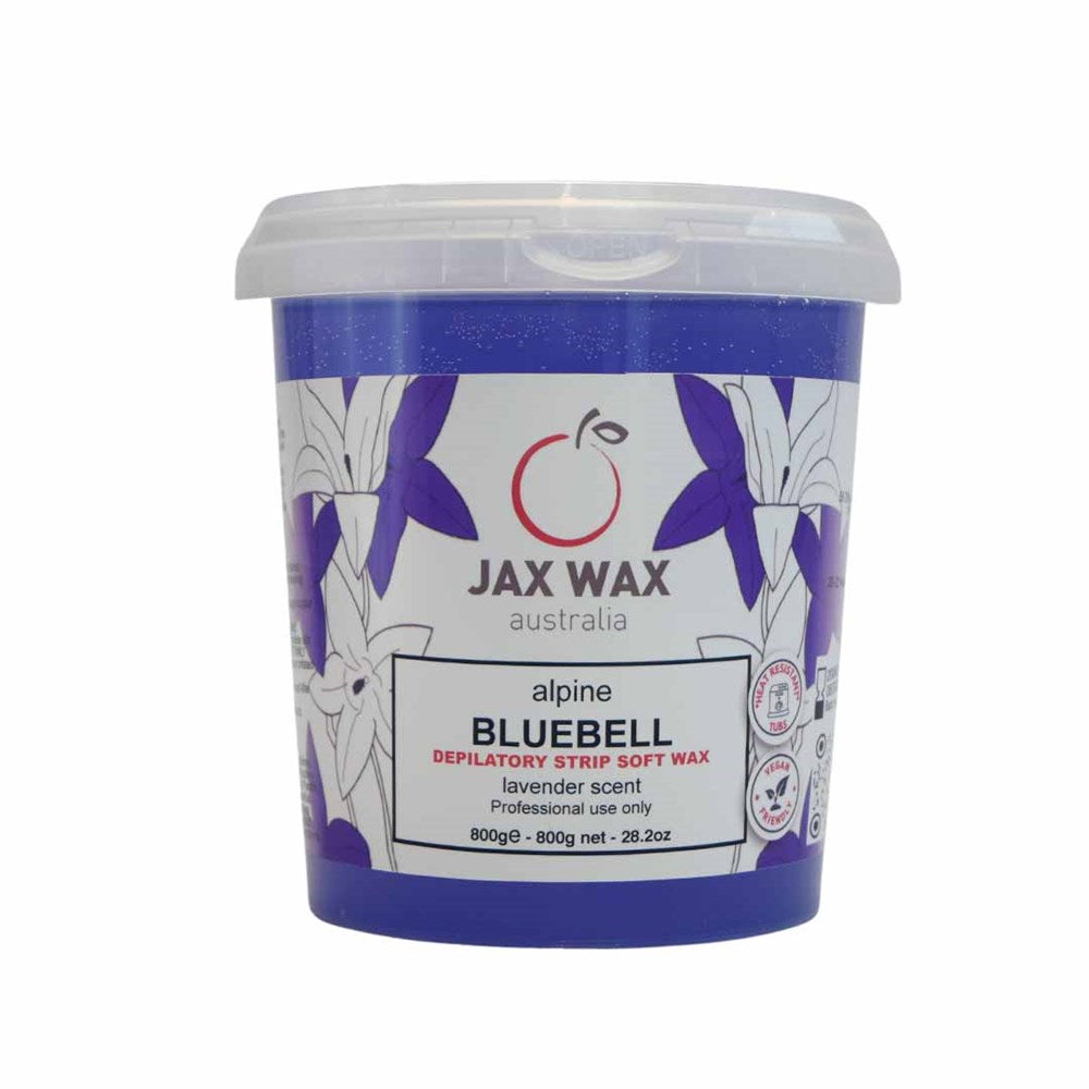 Jax Wax Strip Wax Alpine Bluebell 800G