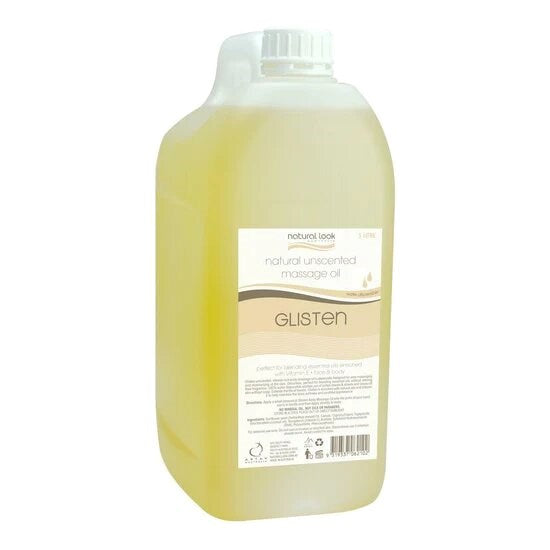 Natural Look Glisten Unscented Body Massage Oil 5 Litre