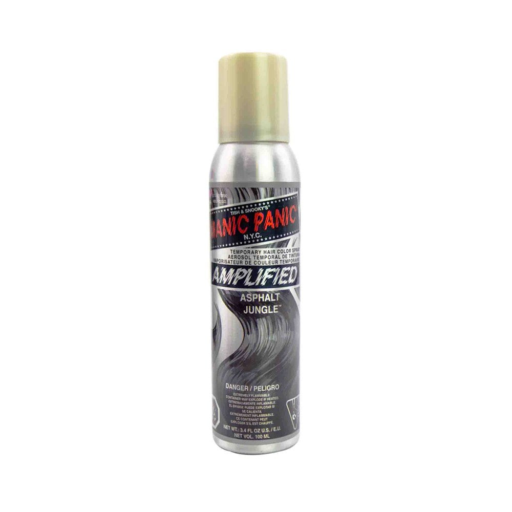 Manic Panic Amplified Hair Color Spray 125ml- Asphalt Jungle