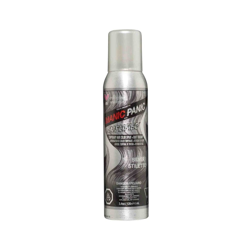 Manic Panic Amplified Hair Color Spray 125ml- Silver Stiletto