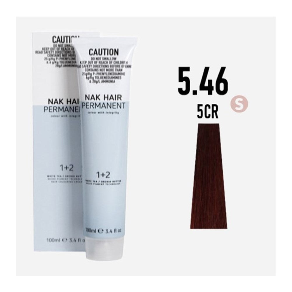 NAK Permanent Colour - Light Brown Copper Red N5.46 100ml