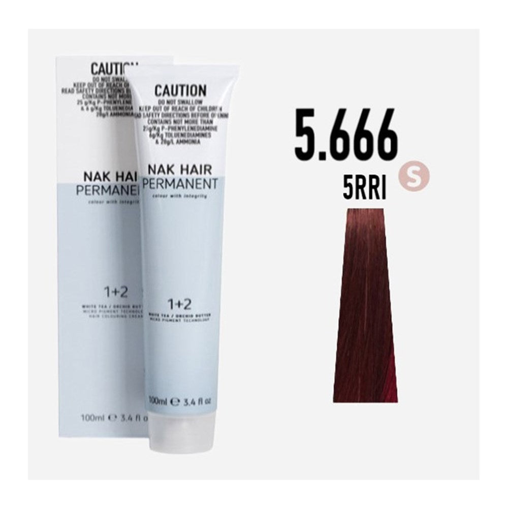 NAK Permanent Colour - Light Brown Red Extra Intensive N5.666 100ml