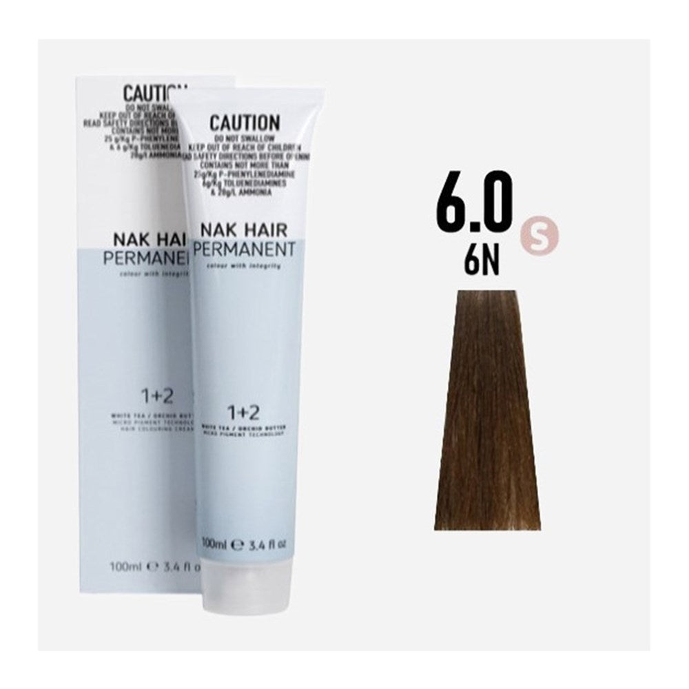 NAK Permanent Colour - Dark Blonde Natural N6.0 100ml