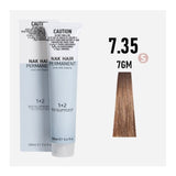 NAK Permanent Colour - Medium Blonde Brunette Red N7.35 100ml