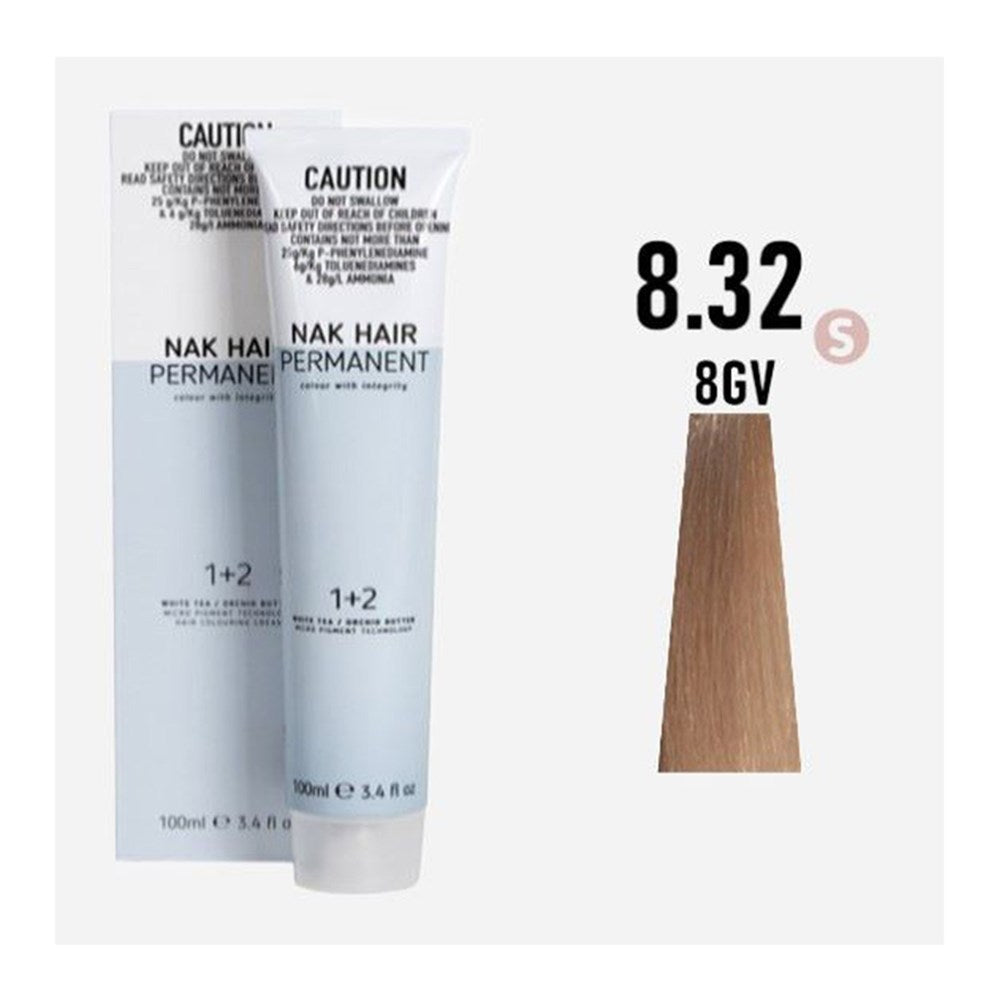 NAK Permanent Colour - Light Blonde Beige N8.32 100ml