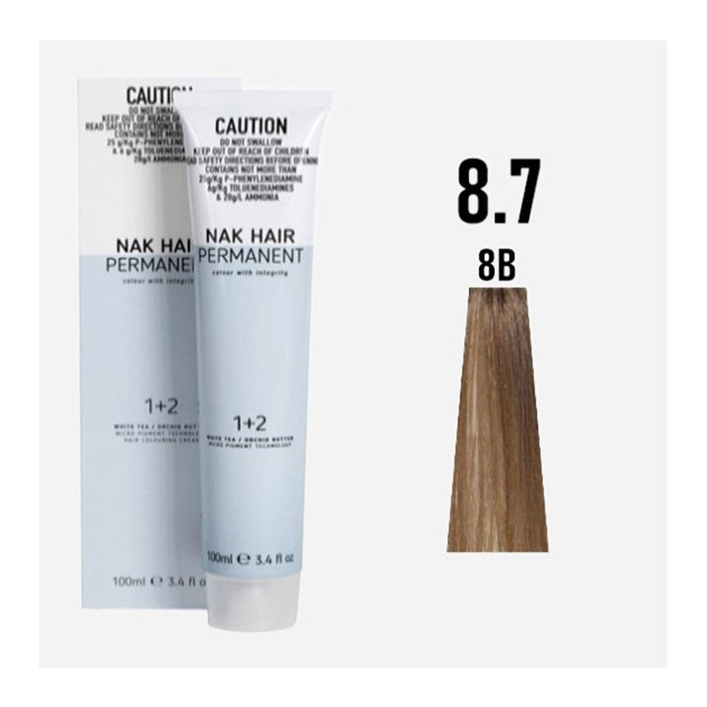 NAK Permanent Colour - Light Blonde Matt N8.7 100ml