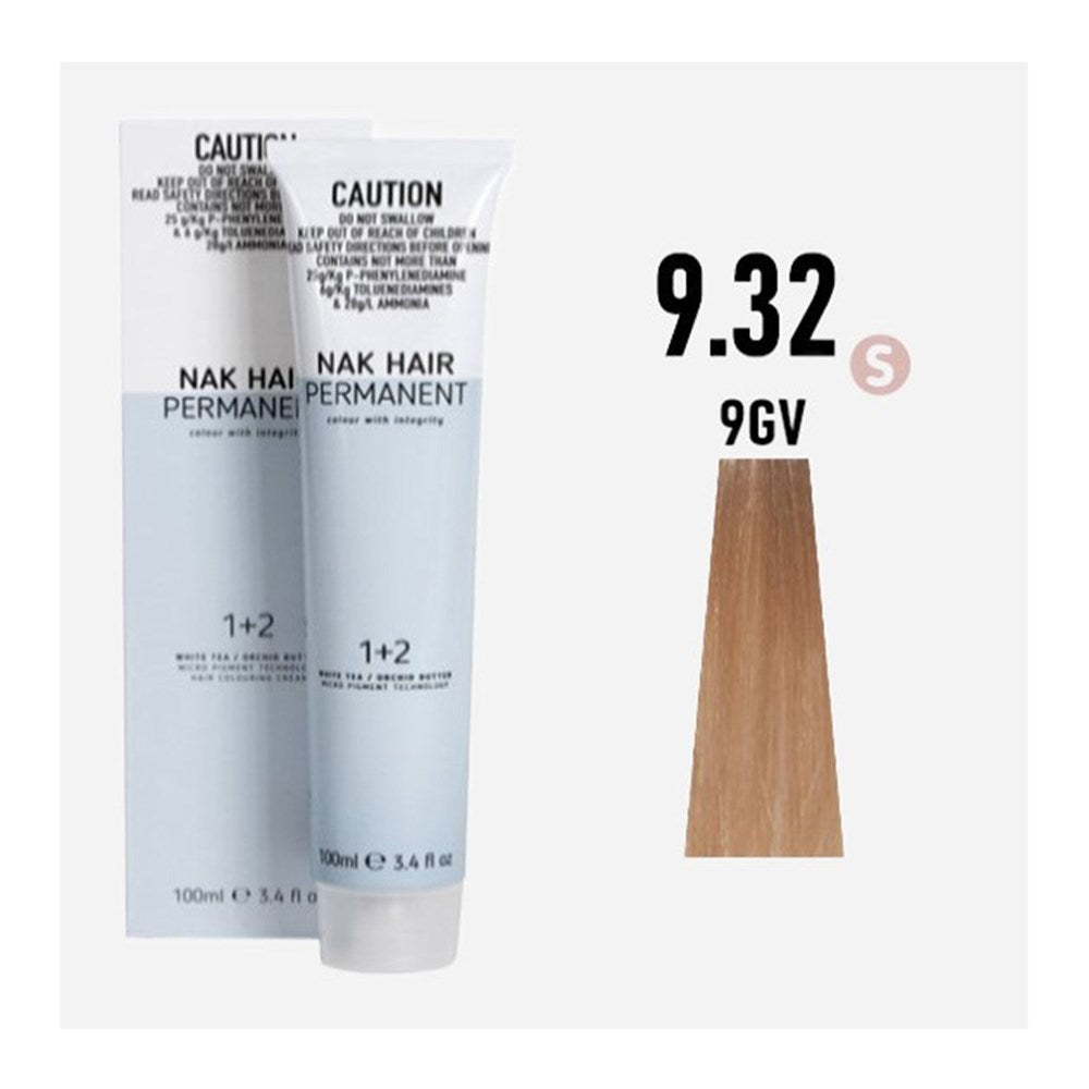 NAK Permanent Colour - Very Light Blonde Beige N9.32 100ml