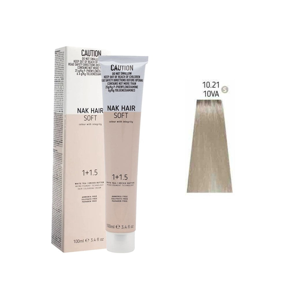 NAK Soft Colour - Platinum Blonde Pearl Ash NSC10.21 100ml