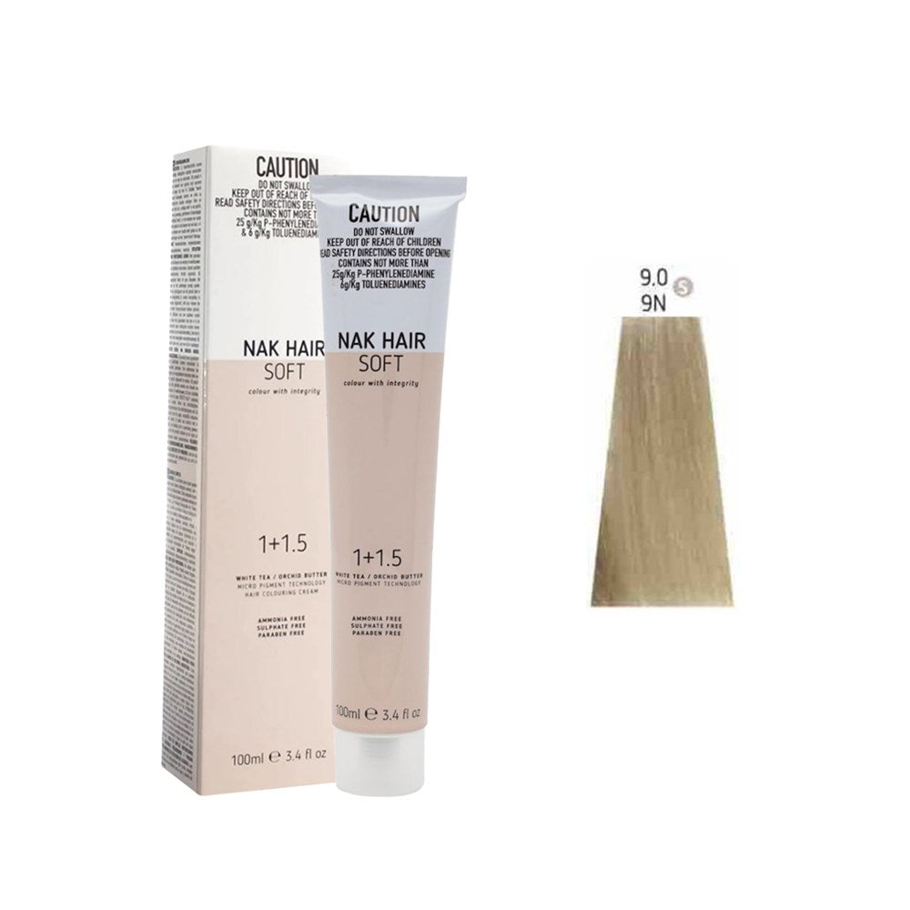 NAK Soft Colour - Very Light Blonde Natural NSC9.0 100ml