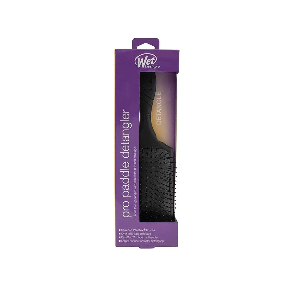 WetBrush Pro Paddle Detangler Hair Brush Black