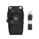 Barber Scissor Pouch Holster with Belt- Black