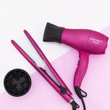 Silver Bullet Luxe Travel Set Dryer 2200W & Straightener - Pink