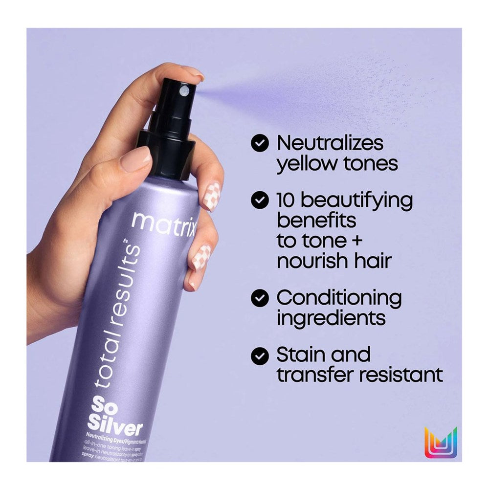 Matrix Total Results So Silver All-In-One Toning Leave In Spray 200ml