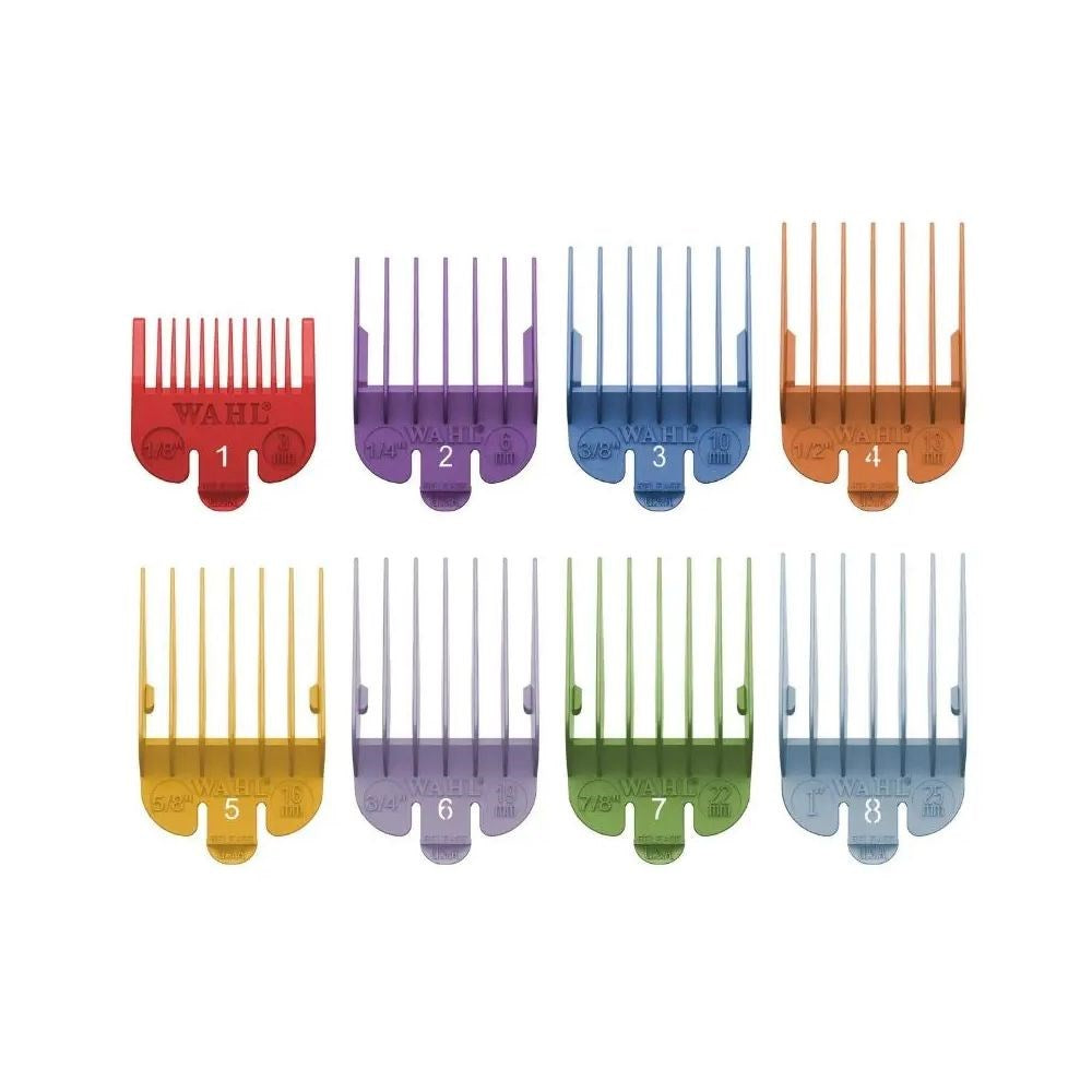 Wahl Color Coded Guide Comb Pack #1 - #8