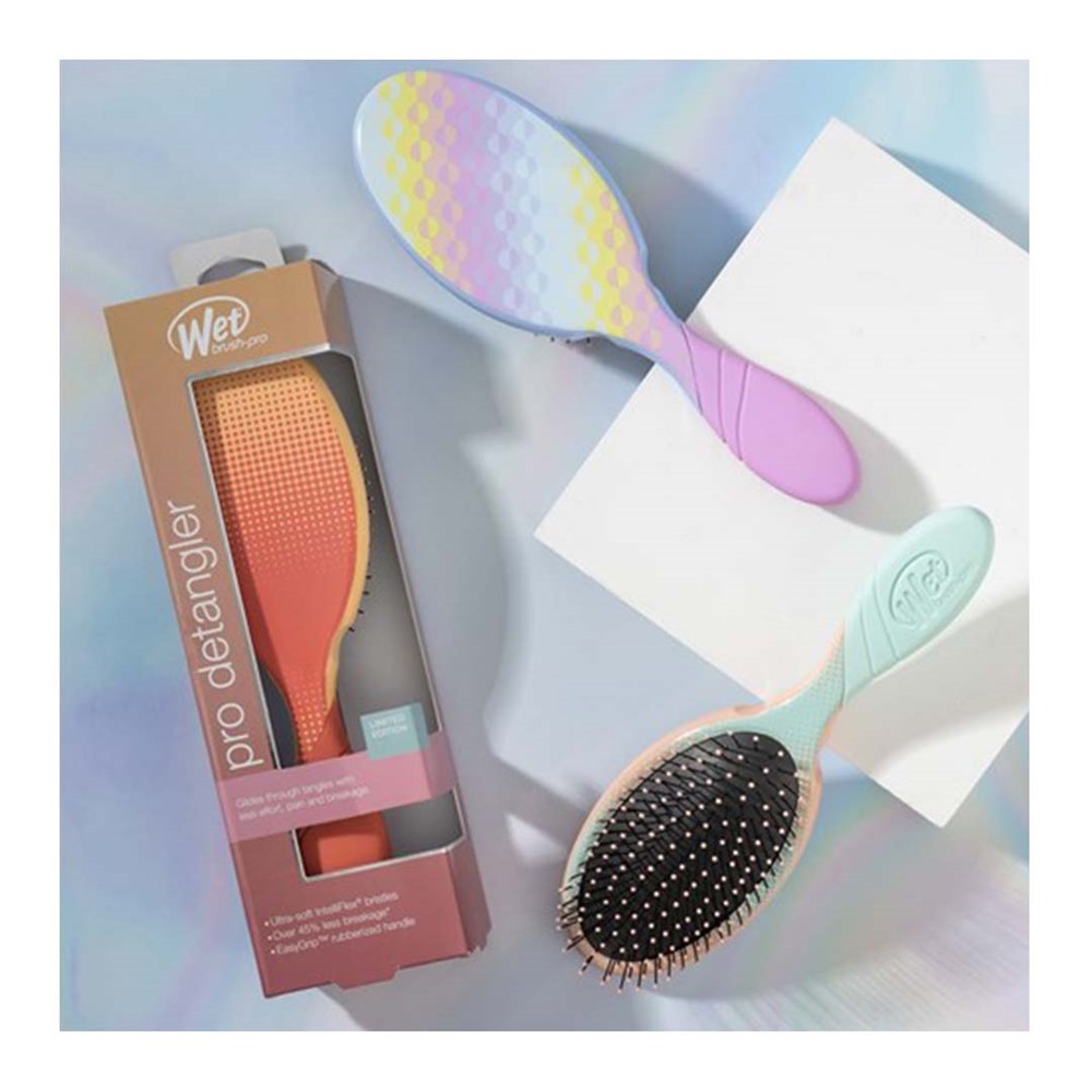 WetBrush Pro Detangler - Dazzling Dots - Mint Green