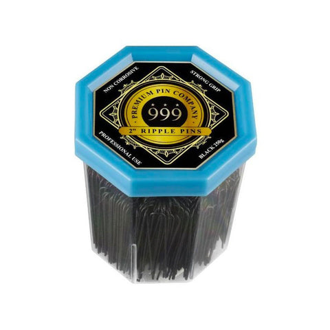 999 Ripple Pins 2'' Black 250 Pcs