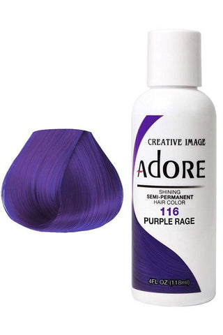Adore Semi Permanent Color - Purple Rage 116 118ml - Budget Salon Supplies Retail