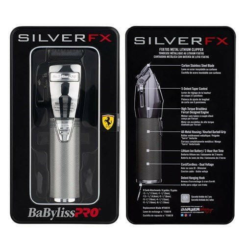 BaBylissPRO SILVERFX LITHIUM CLIPPER