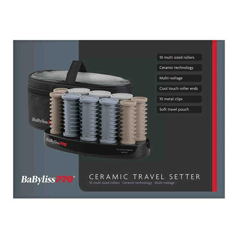 BaBylissPro Travel Hot Roller Set 10Pcs - Budget Salon Supplies Retail
