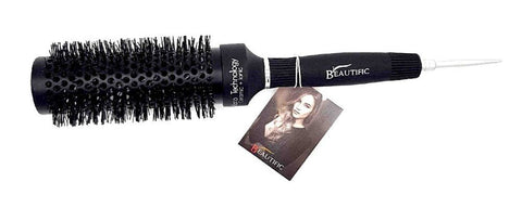 Beautific Hot Tube Hair Brush 45mm Long Black - Budget Salon Supplies Retail
