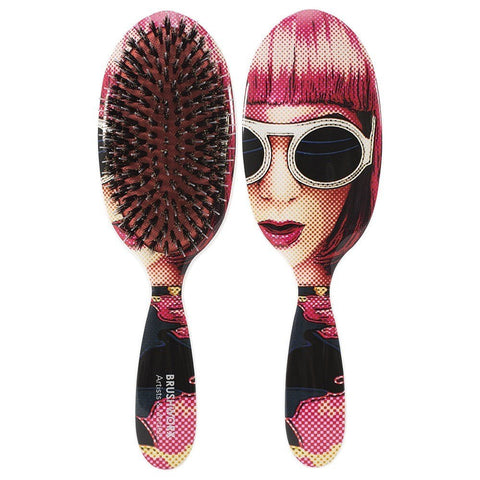 Brushworx Artists and Models Cushion Hair Brush Lady Ra Ra - Budget Salon Supplies Retail