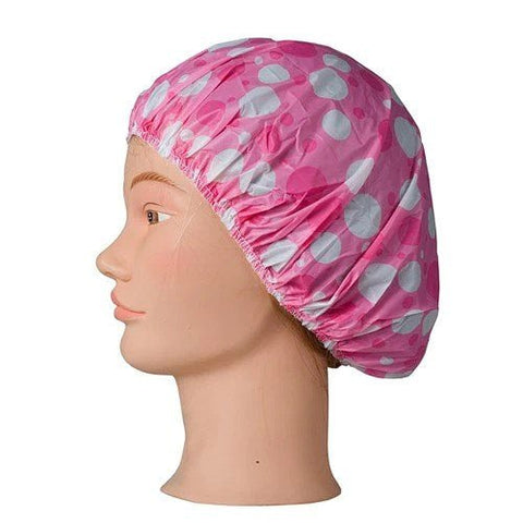 Dateline Shower Cap With Pink Patterns - Budget Salon Supplies Retail