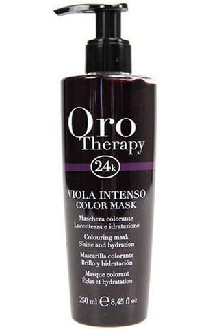 Fanola Oro Therapy Colouring Mask Viola (Violet) 250ml - Budget Salon Supplies Retail