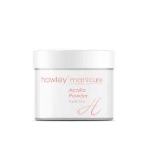 Hawley Acrylic Powder White 100Gm - Budget Salon Supplies Retail