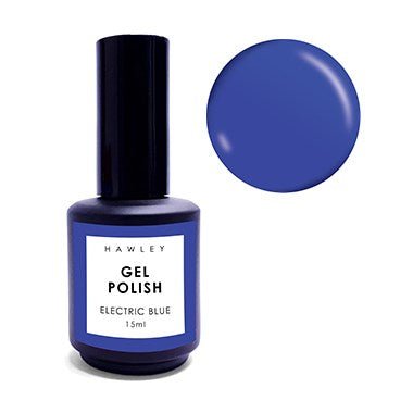 Hawley Gel Polish- Electric Blue 15ml - Budget Salon Supplies Retail