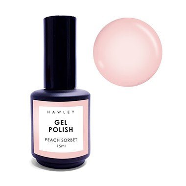 Hawley Gel Polish- Peach Sorbet 15ml - Budget Salon Supplies Retail