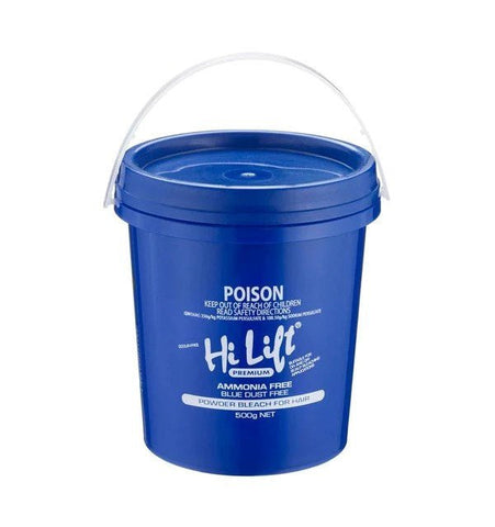Hi Lift Ammonia Free Blue Bleach 500G Tub - Budget Salon Supplies Retail