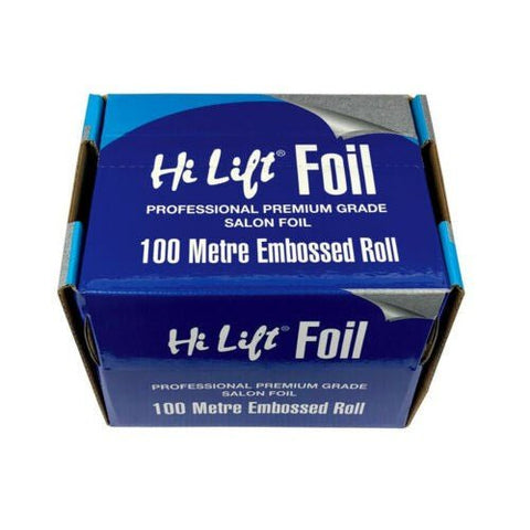 Hi Lift Foil 100 Meter Roll 18 Micron Silver - Budget Salon Supplies Retail