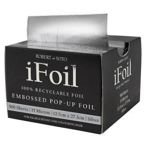 Ifoil Pop Up Foil Silver 500 Sheet 15 Micron - Budget Salon Supplies Retail