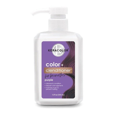 Keracolor Color + Clenditioner Purple For Brunettes 355ml - Budget Salon Supplies Retail