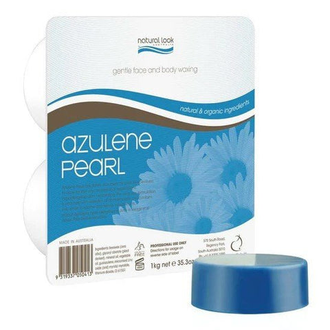 Natural Look Azulene Pearl Hot Wax 1Kg - Budget Salon Supplies Retail