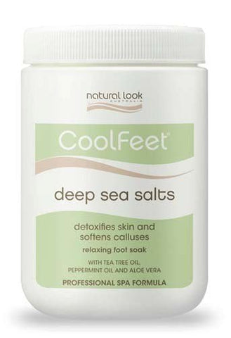 Natural Look Cool Feet Deep Sea Salts 1.2Kg - Budget Salon Supplies Retail