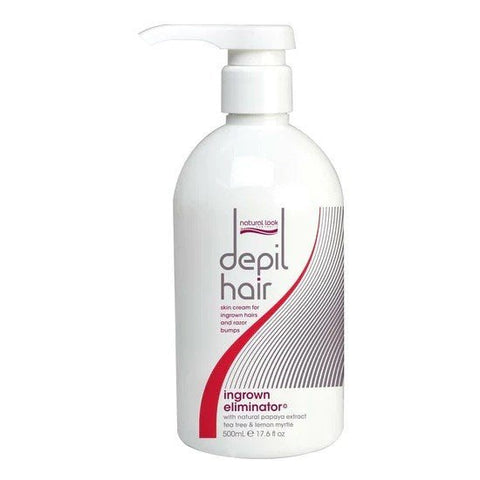 Natural Look Depil Hair Hair Ingrown Eliminator Cream 500ml - Budget Salon Supplies Retail
