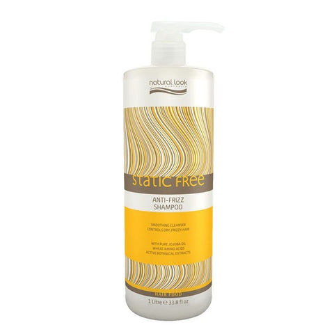 Natural Look Static Free Antii Frizz Shampoo 1 Litre - Budget Salon Supplies Retail