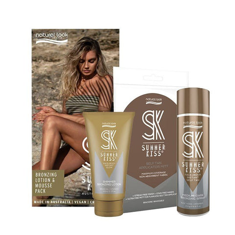 Natural Look Summer Kiss Bronzing Spray Pack - Budget Salon Supplies Retail