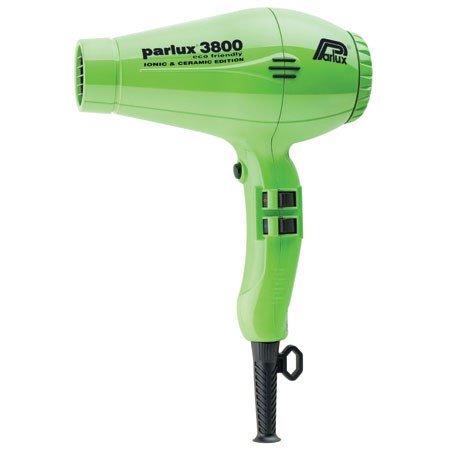 Parlux 3800 Ceramic & Ionic Dryer 2100W - Green - Budget Salon Supplies Retail