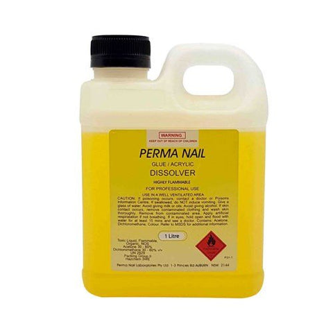 Perma Nail Glue/ Acrylic Dissolver 1Lt - Budget Salon Supplies Retail