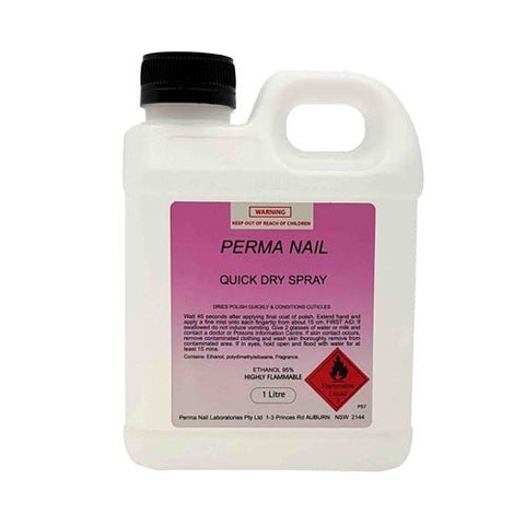 Perma Nail Quick Dry Spray 1Lt - Budget Salon Supplies Retail
