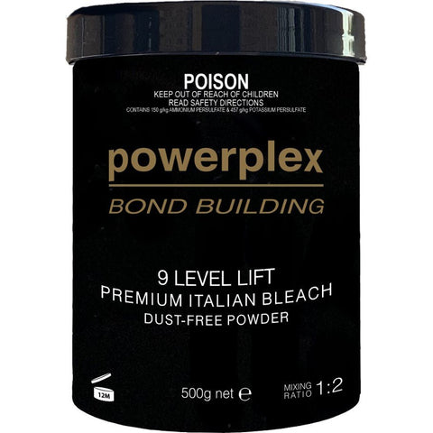 Powerplex 9 Level Lift Italian Bleach 500G - Budget Salon Supplies Retail
