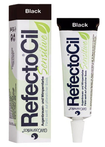 Refectocil Sensitive Cololur Gel Black 15ml - Budget Salon Supplies Retail