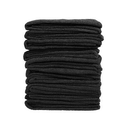 Salon Ora Microfiber Towel Black 10Pk - Budget Salon Supplies Retail