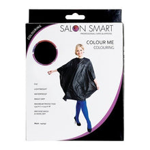 Salon Smart Colour Me Colouring Cape Black - Budget Salon Supplies Retail
