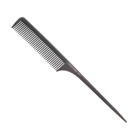 Silver Bullet Carbon Tail Comb #2 - Budget Salon Supplies Retail