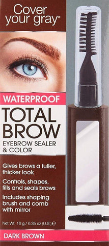 Total Brown Eyebrow Sealer & Color Dark Brown 10G - Budget Salon Supplies Retail