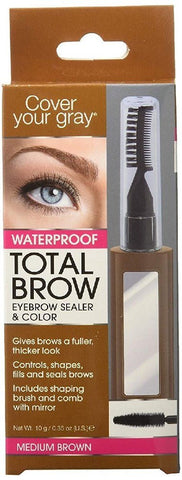 Total Brown Eyebrow Sealer & Color Medium Brown 10G - Budget Salon Supplies Retail