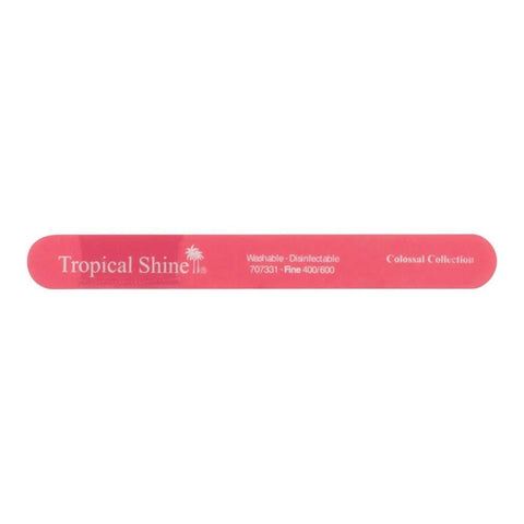 Tropical Shine Filer 400/600 Pink - Budget Salon Supplies Retail
